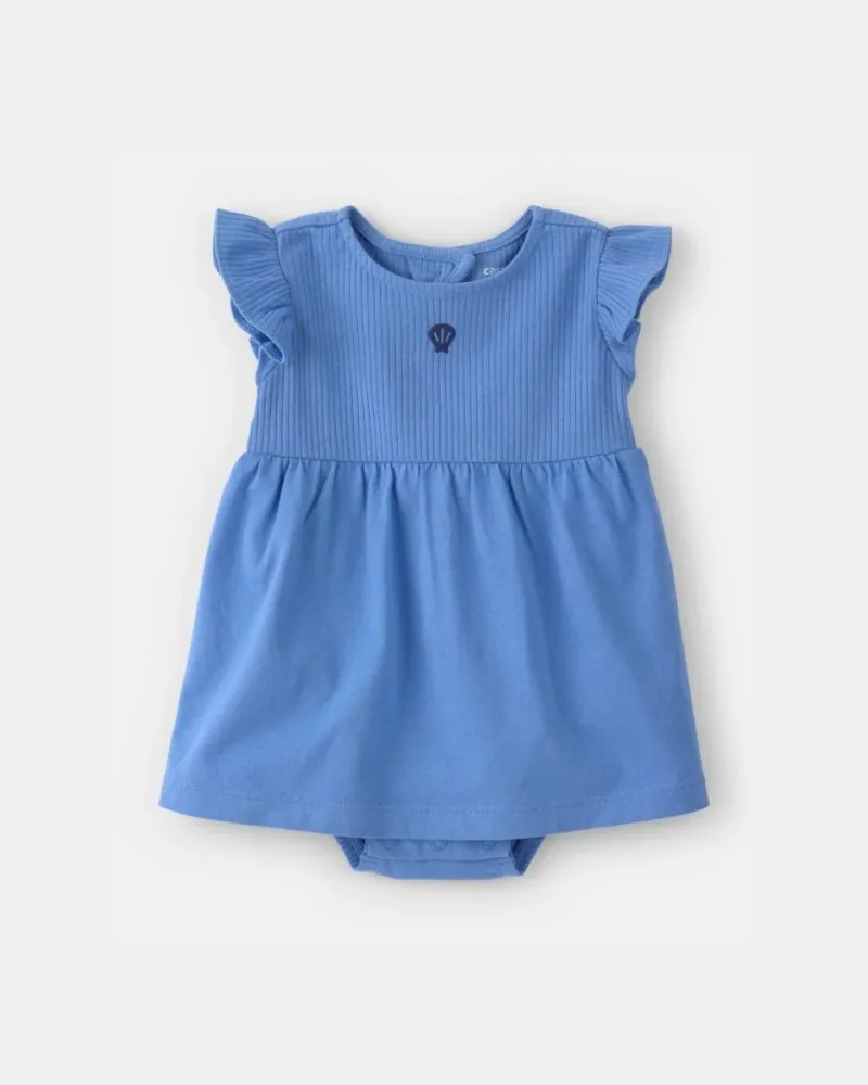 Blue Seashell Bodysuit Dress — manufacturer product photograph